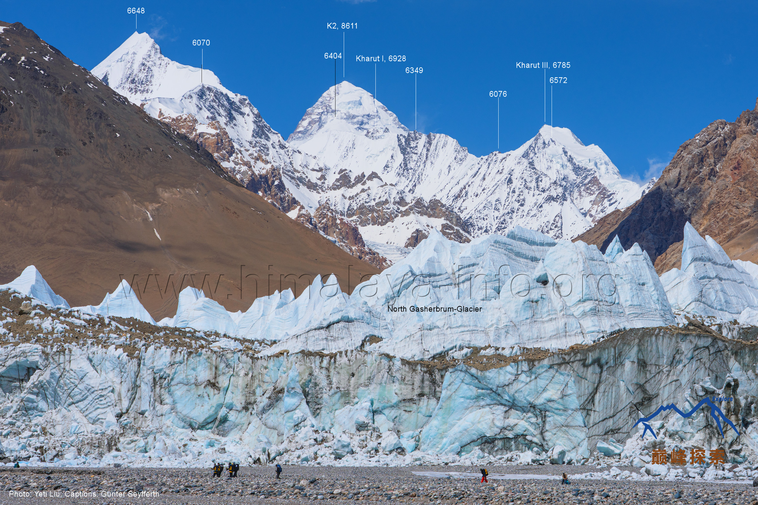 Karakorum Ost K2 und Shaksgam südlicher Teil